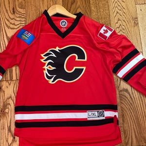 Calgary flames hockey jersey